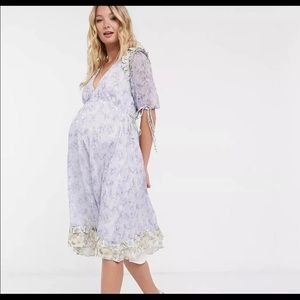 NWT ASOS Floral Maternity Dress